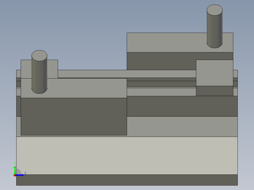 23LM001標準件-氣缸-缸體-CDQ2A12-20D-A730左视图