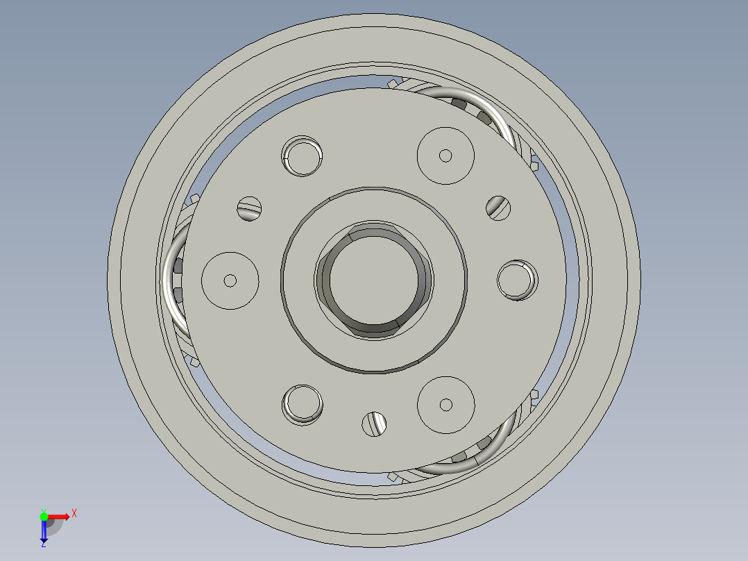 行星齿轮(3)俯视图