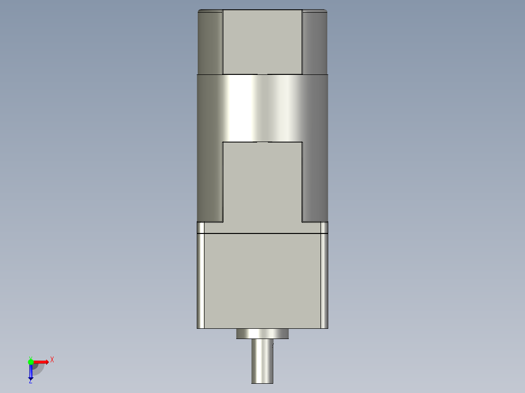 90120W普通电机5GN牙箱俯视图