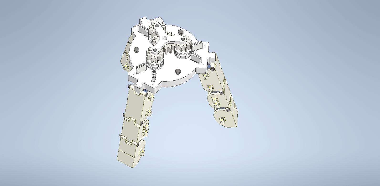三指腱驱动末端