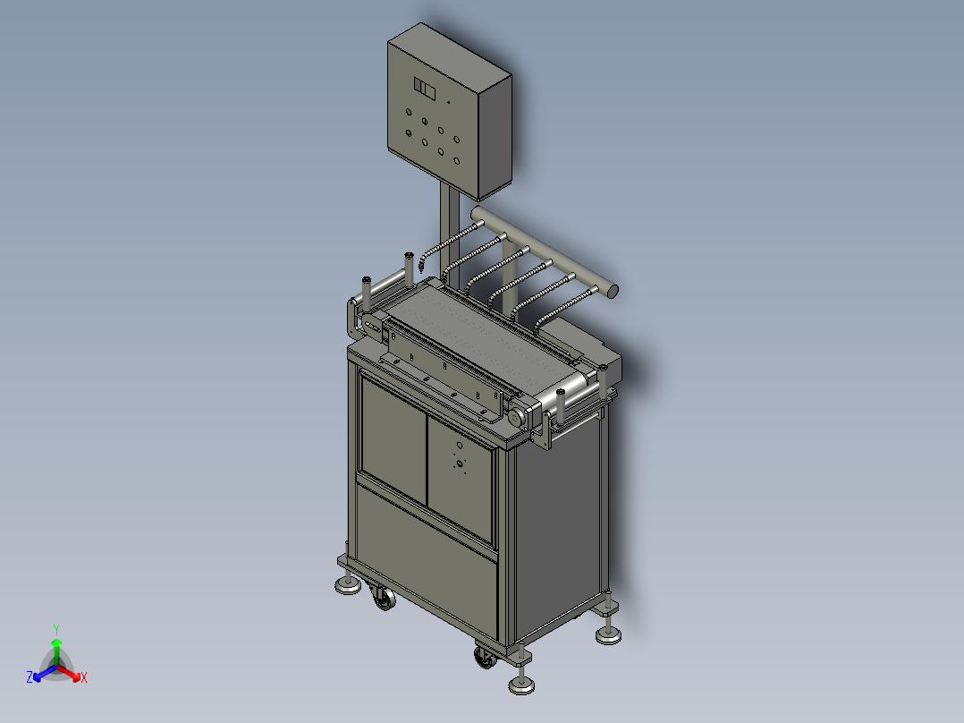 冷却输送机主视图