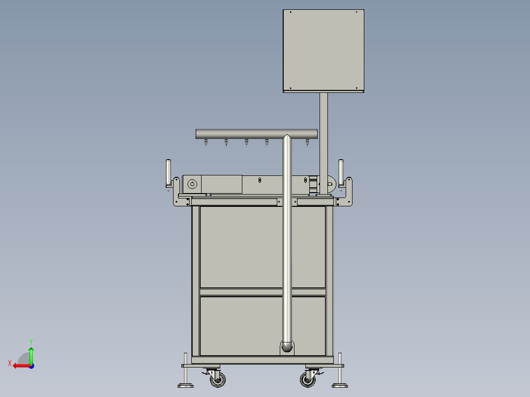 冷却输送机后视图