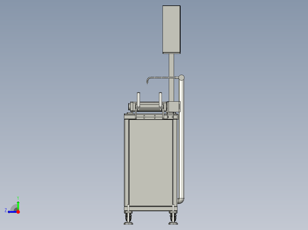 冷却输送机右视图