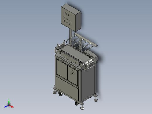 冷却输送机正等轴测缩略图