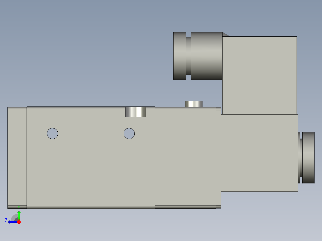 电磁阀3V31010NCB亚德客415右视图