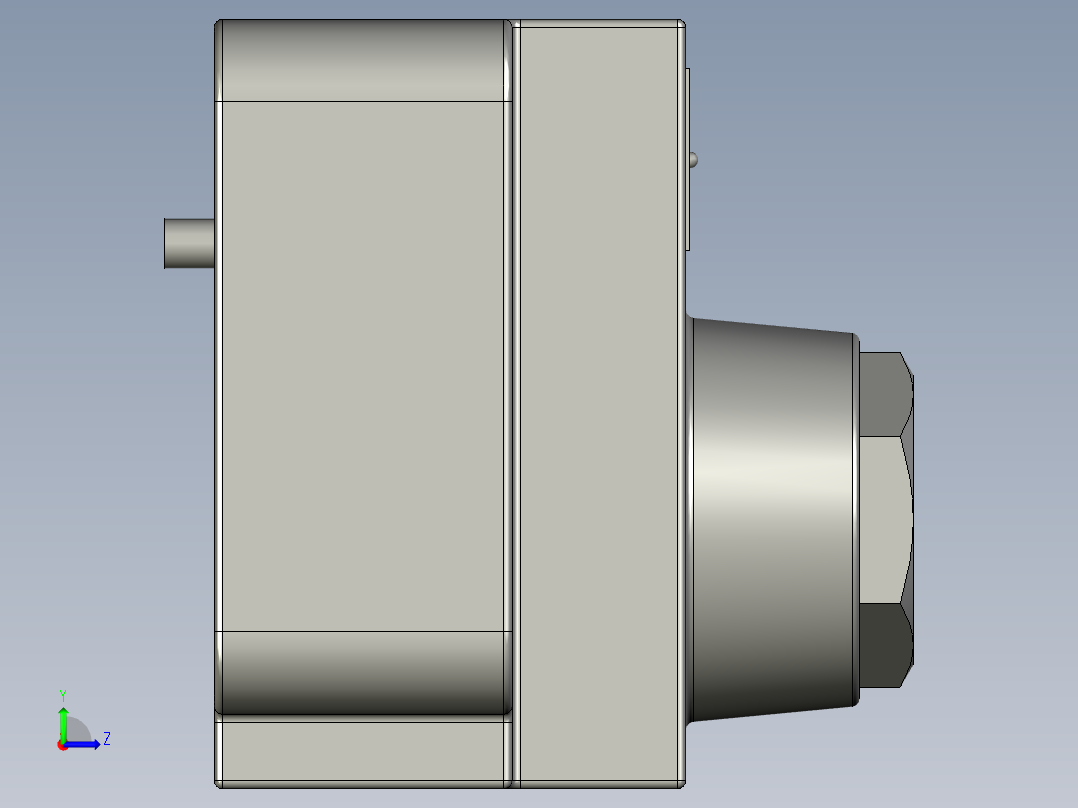 CQCRG-06--10单向阀CRG-06-2-10左视图