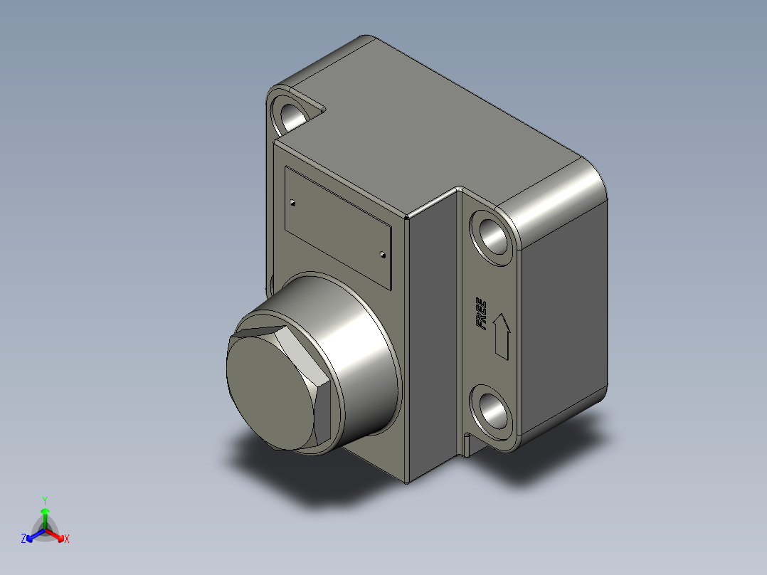 CQCRG-06--10单向阀CRG-06-2-10正等轴测图