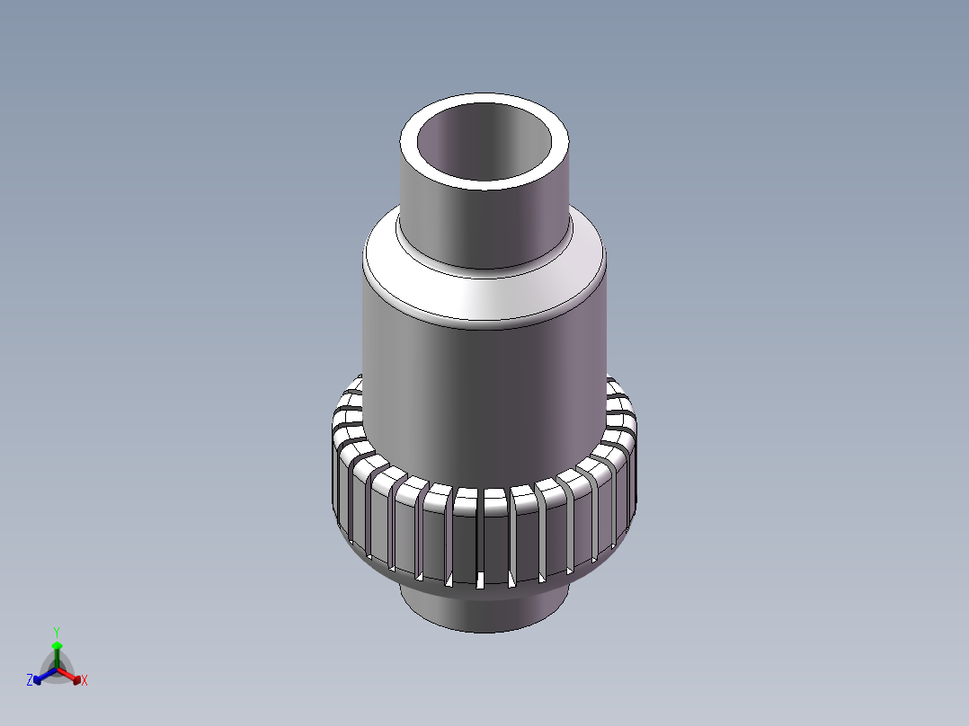 VALVE_DN15-100_PN10_U-PVC正等轴测图