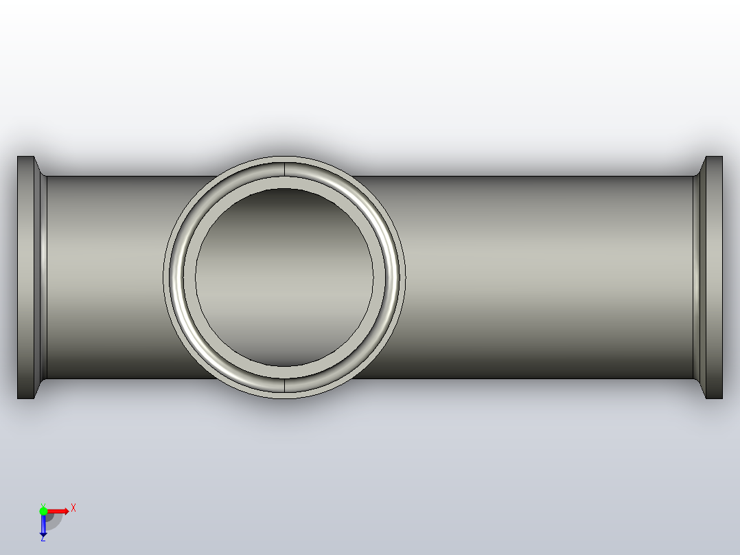 IK14 卡式三通[IK14-1S]俯视图