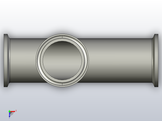 IK14 卡式三通[IK14-1S]俯视缩略图