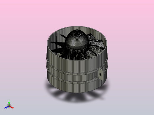 90mm 11叶轮 蜗轮发动机