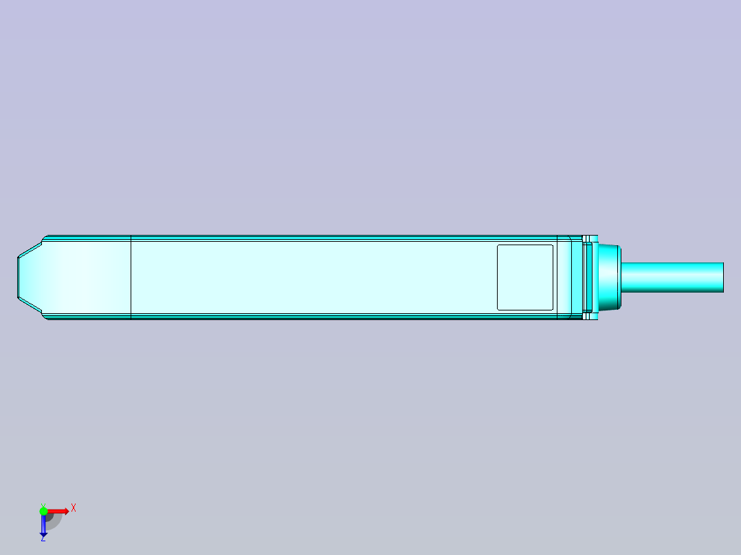 深浦光纤传感器FX-620俯视图