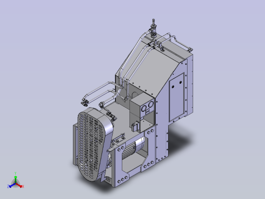 铁路压缩机 stp正等轴测缩略图