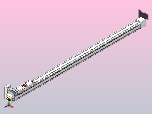 伺服电机集成皮带传动直线执行器TPA-OCB-80-140-L1650-LU-P40-N3
