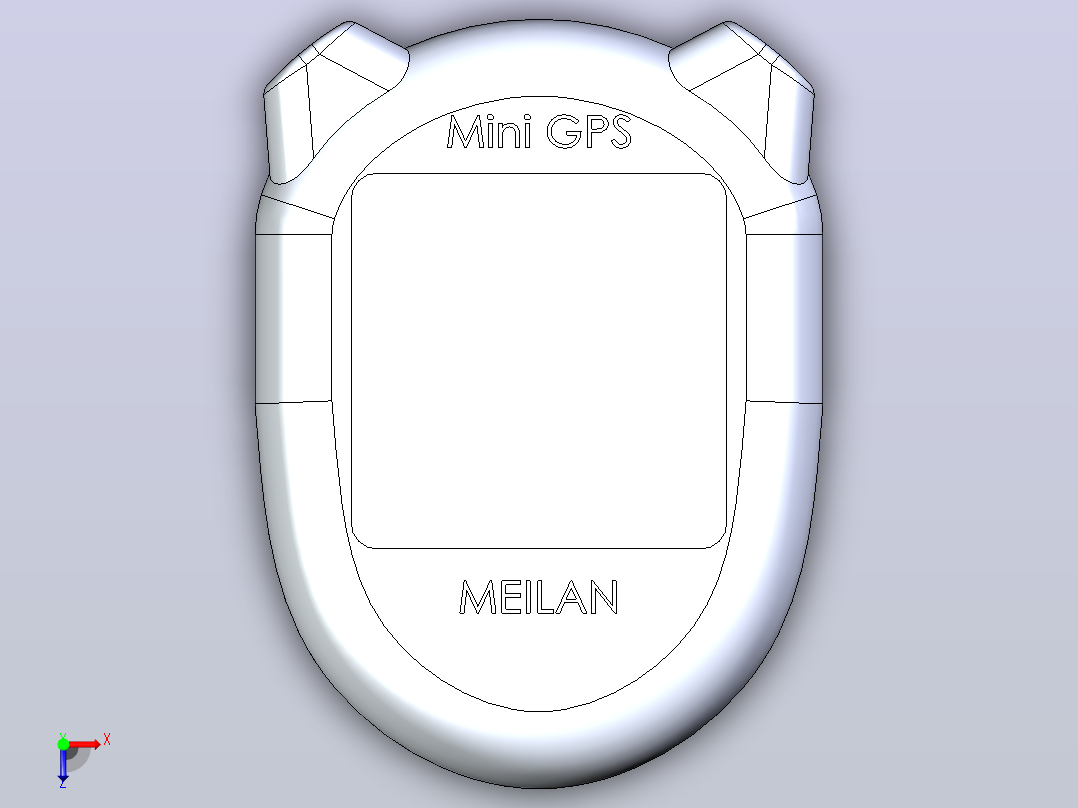 MEILAN M3 Mini GPS俯视图