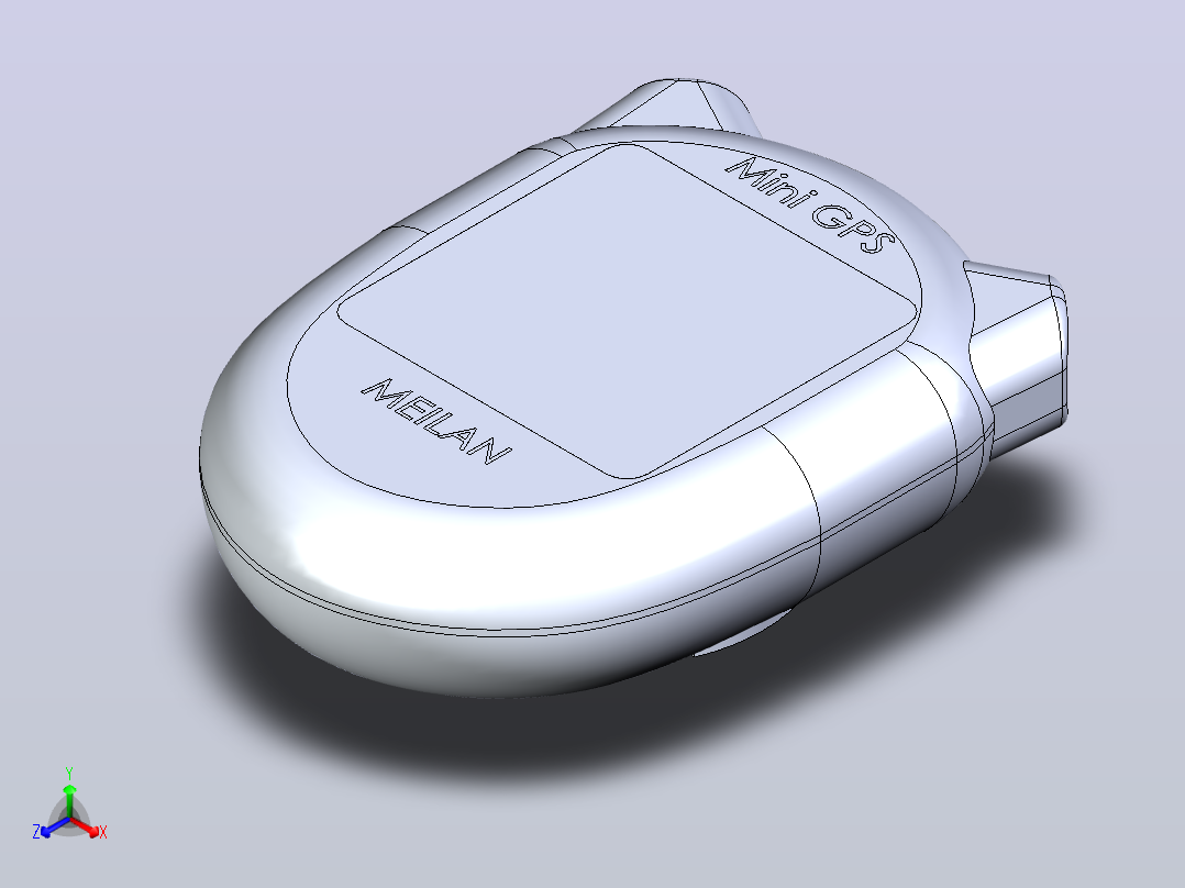 MEILAN M3 Mini GPS正等轴测图