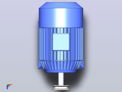 Solidworks中的电机设计俯视缩略图