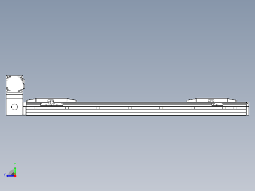 皮带直线轴双滑块型TPA-GCBS-150-P80-L250-LU-M75-N3右视缩略图