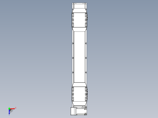 皮带直线轴双滑块型TPA-GCBS-150-P80-L250-LU-M75-N3俯视缩略图