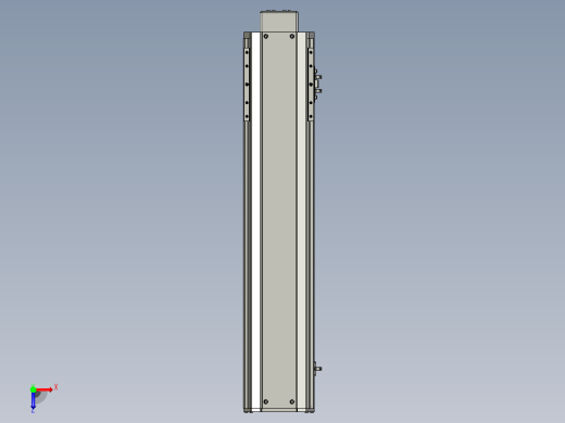 SYS14-500-BM-200W滚珠花健、支撑座、滚珠丝杠、交叉导轨、直线模组.STEP俯视缩略图