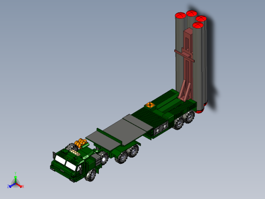 S400防空系统CATIA模型