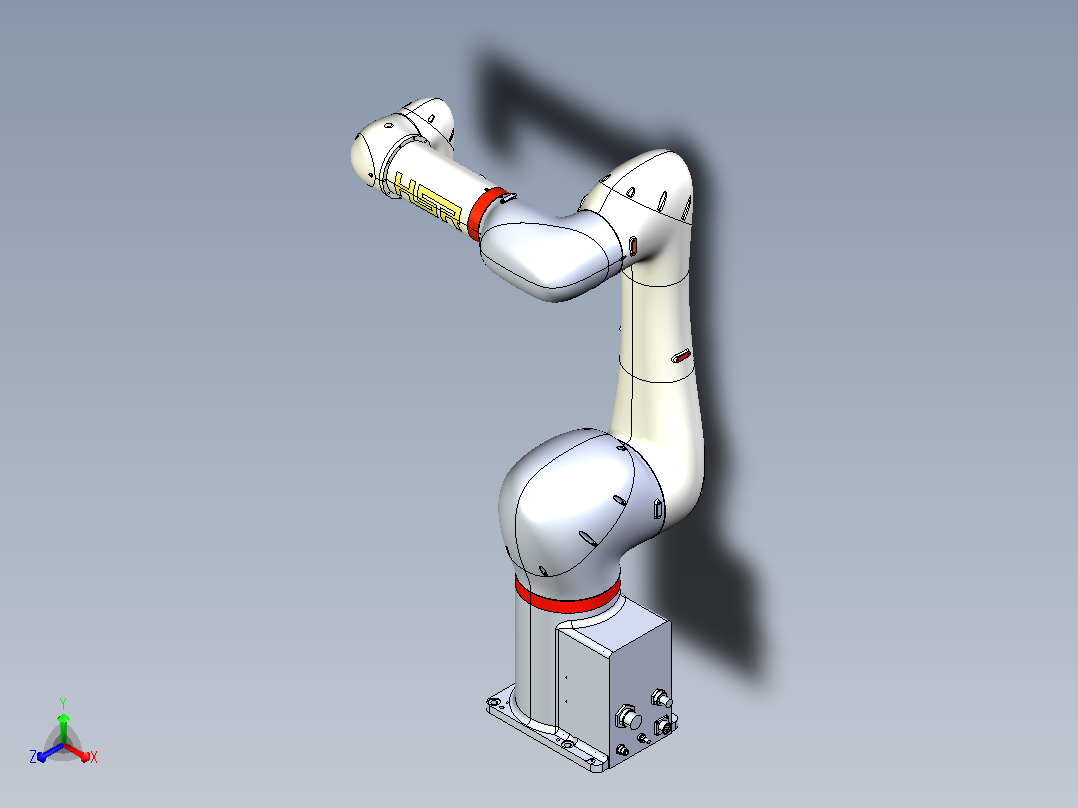 HSR-CR616-1200工业协作机器人主视图