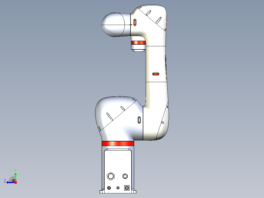HSR-CR616-1200工业协作机器人右视图