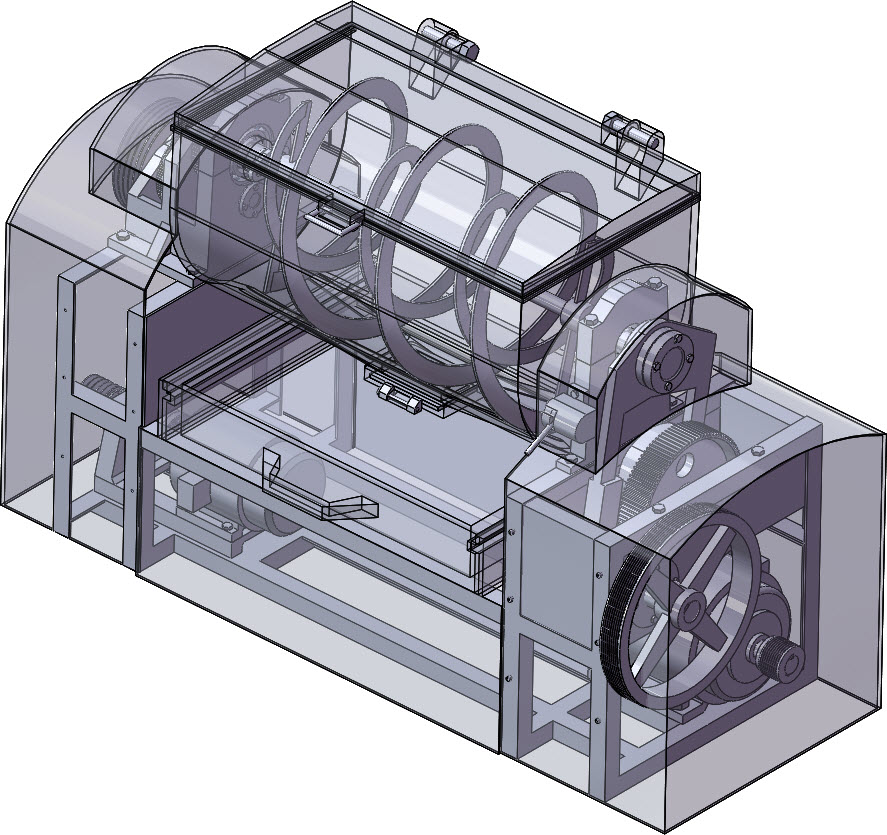 卧式搅拌器结构设计(3维+2维+论文)完整毕业设计