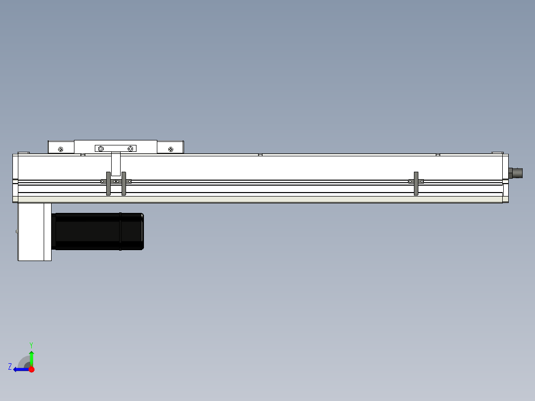 Toyo东佑达直线模组-ECH17-500-BM-400W+煞車右视图