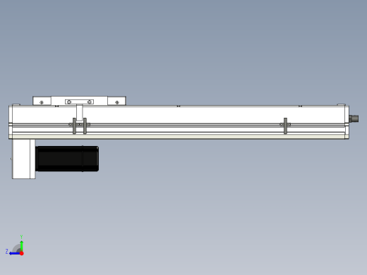 Toyo东佑达直线模组-ECH17-500-BM-400W+煞車右视缩略图