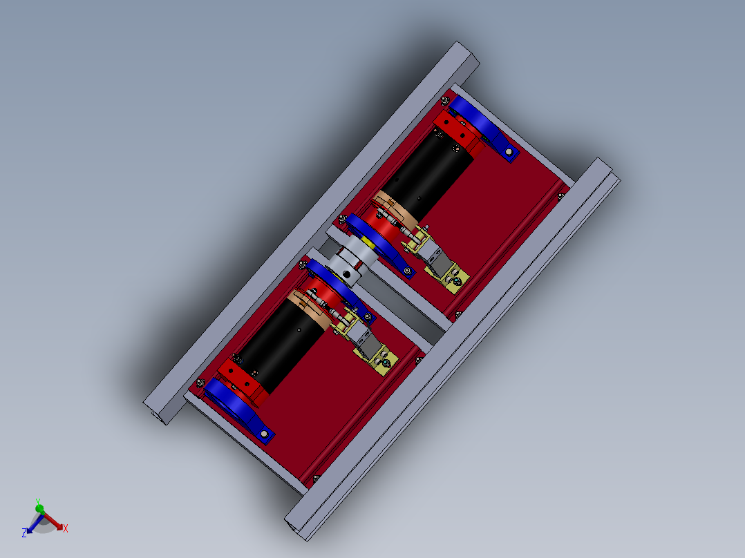 电机试验台主视图