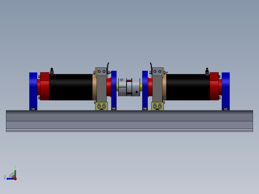 电机试验台右视图