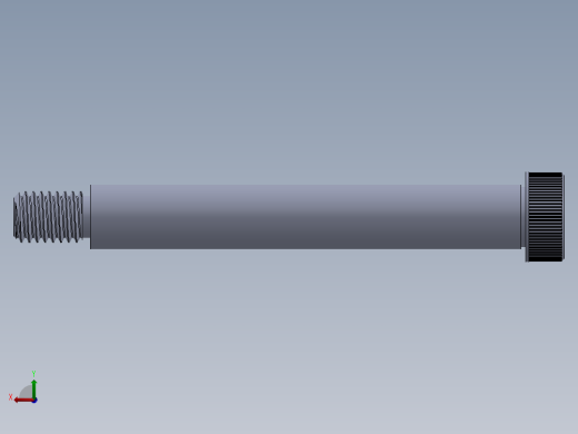 内六角螺螺栓-SB 0.500-13 x4.25.SLDPRT后视缩略图
