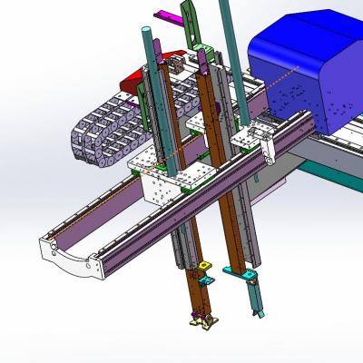 框架式双截式双行程机械手 3D模型缩略图