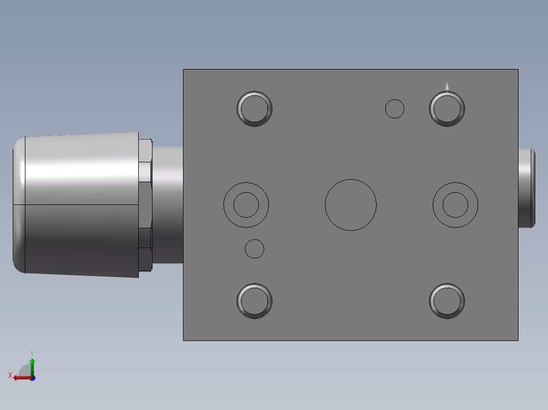 力士乐液压阀-LFA_16_DB2-7X_315压力盖板后视图