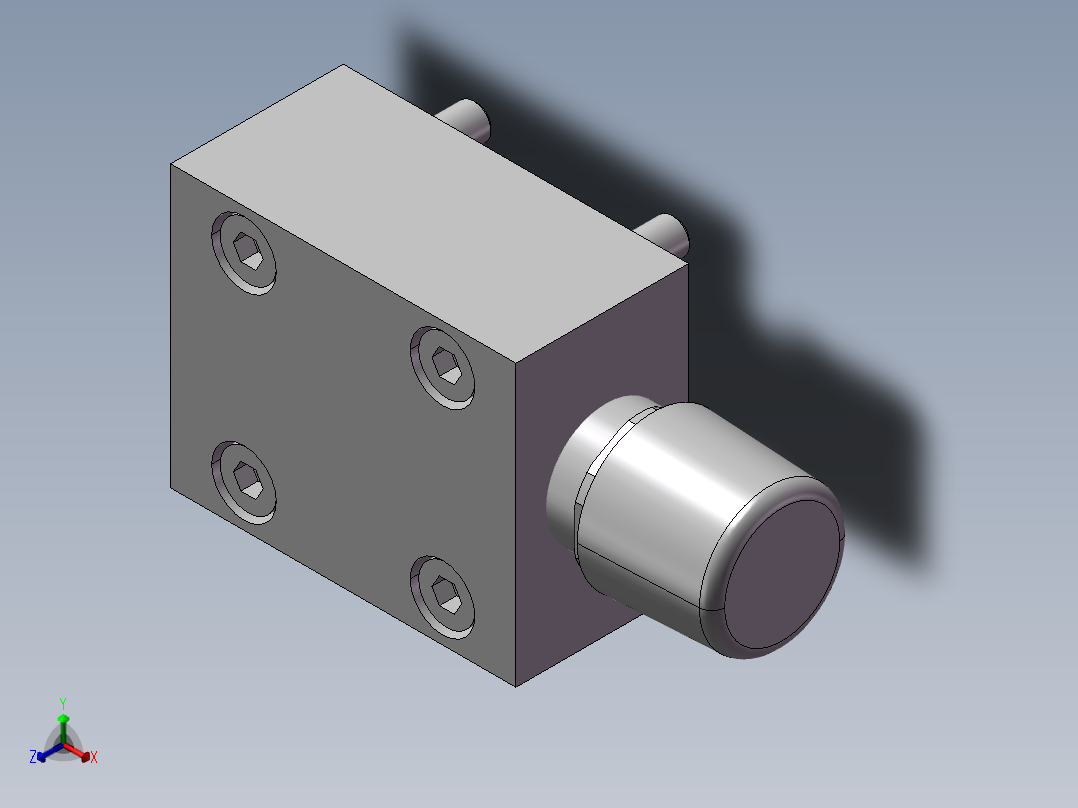 力士乐液压阀-LFA_16_DB2-7X_315压力盖板正等轴测图