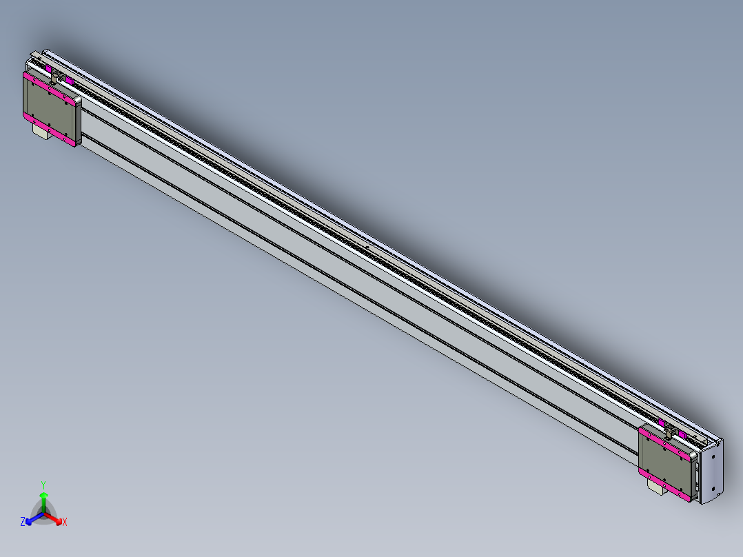 威洛博LC系列3d模型模组2LC14S1Y-S1650正等轴测图