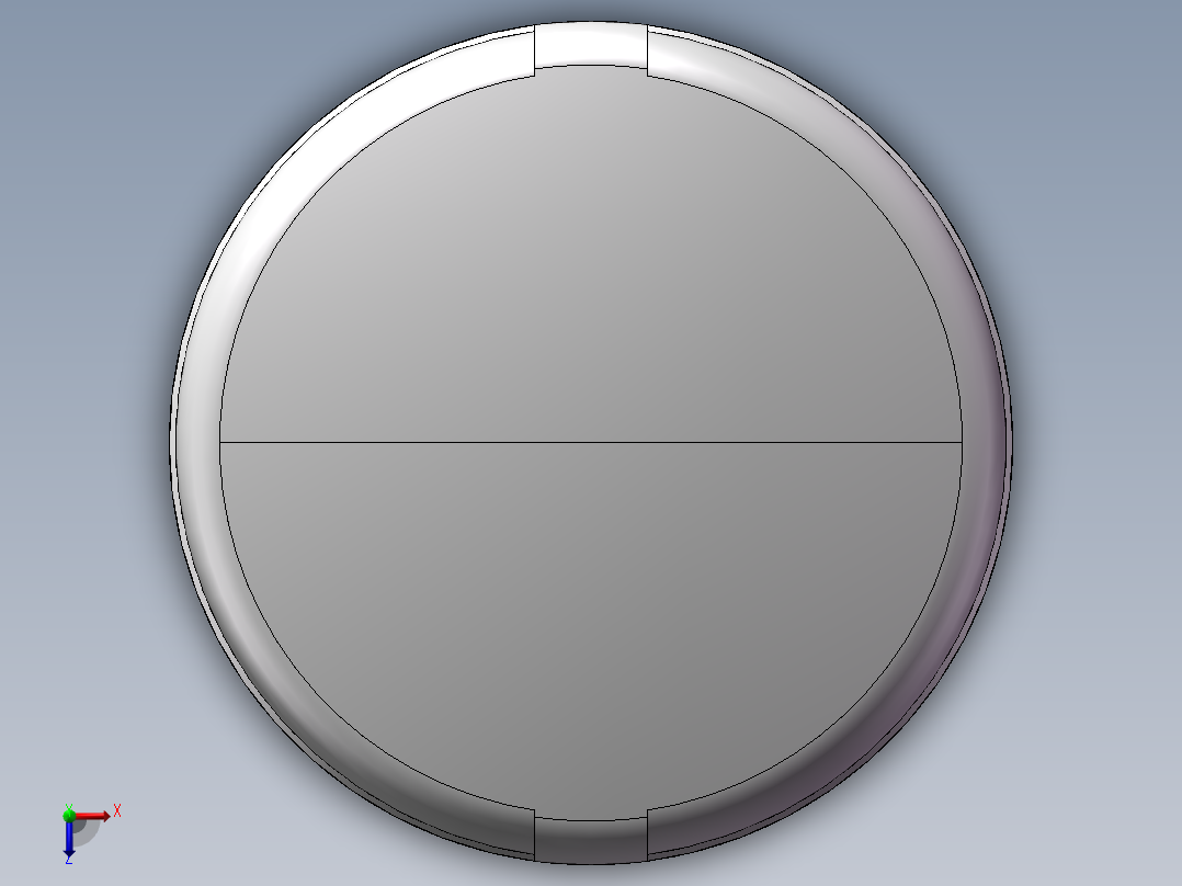 圆管帽 DN80俯视图