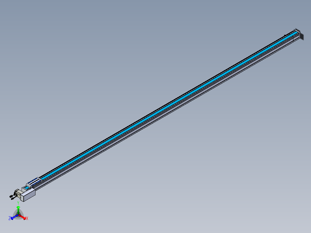 威洛博LB.GB同步带传动--欧规系列LB6A-L65-S3450-BL主视图