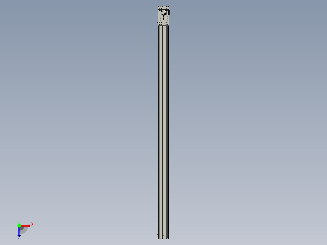 东锦齿条传动DH175G-L167-S3550-BU-减速机+750W俯视图