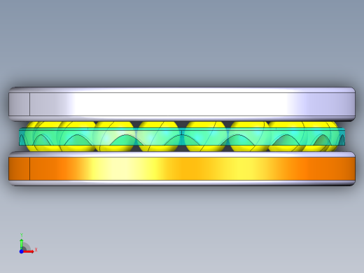 平面推力球轴承51104前视缩略图