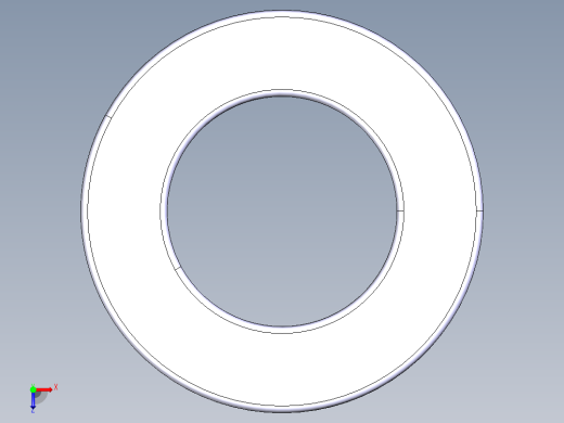 平面推力球轴承51104俯视缩略图