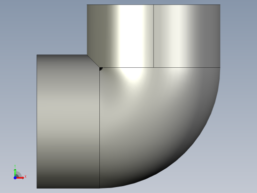船舶管路系统SeaCor_90Elbow_SxS_37J106040_4in前视缩略图