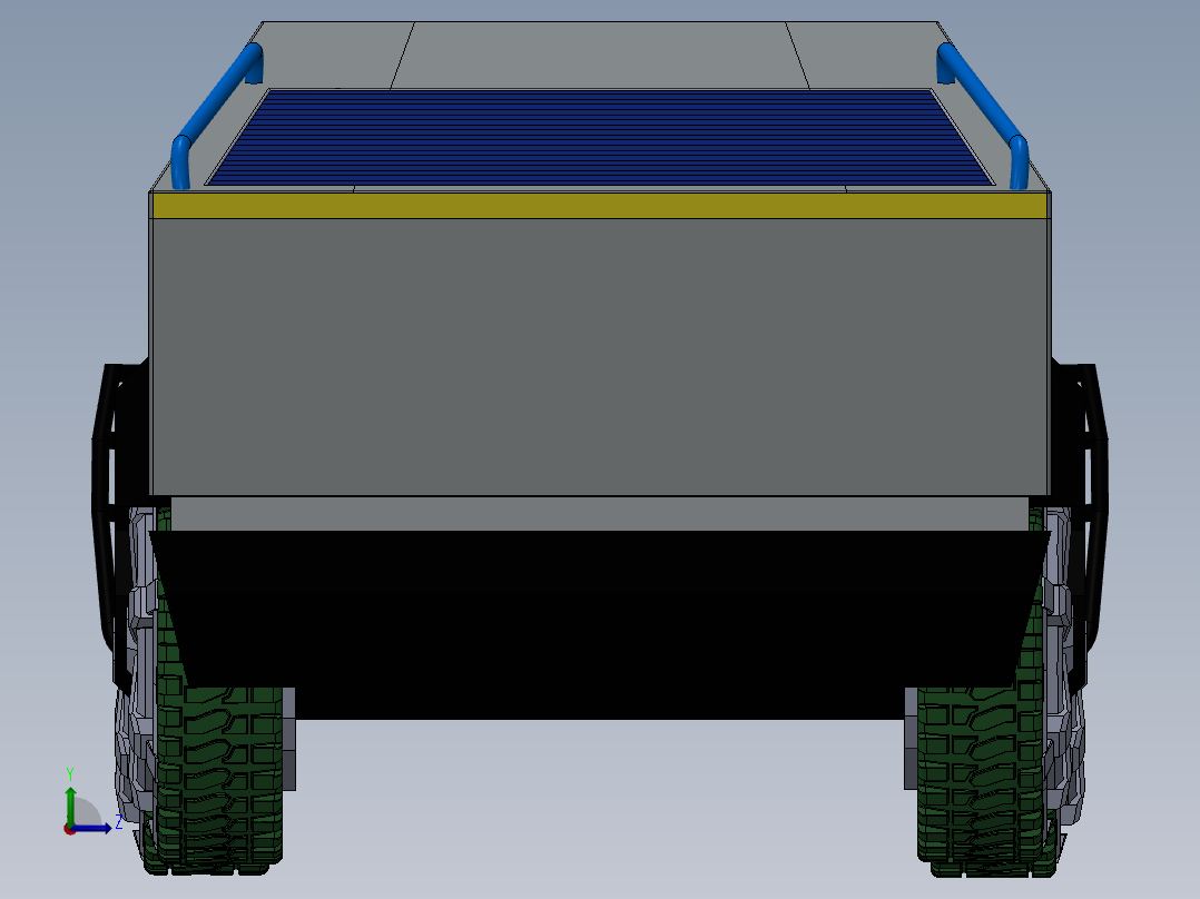特斯拉Cybertruck改装版左视图