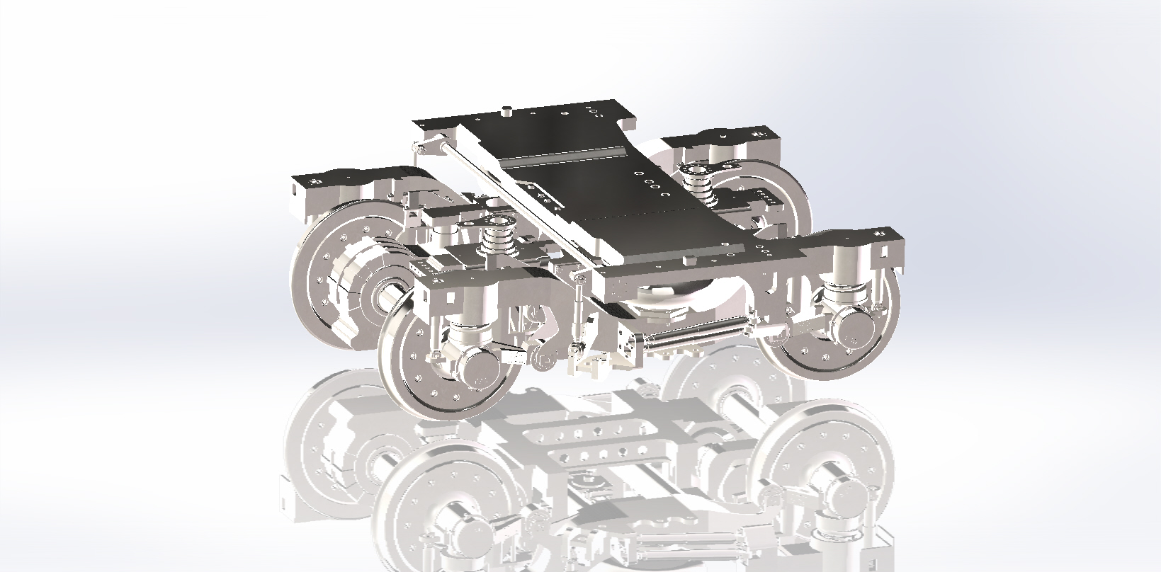 crh380动力转向架装配