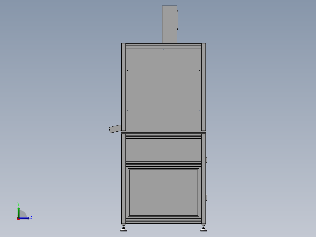橡胶圈自装－上料左视图