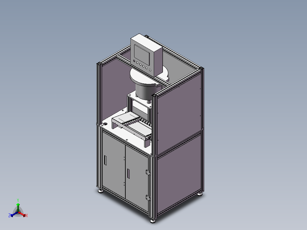 橡胶圈自装－上料正等轴测图