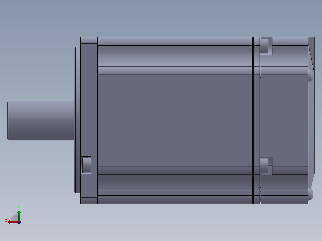 松下伺服后视图