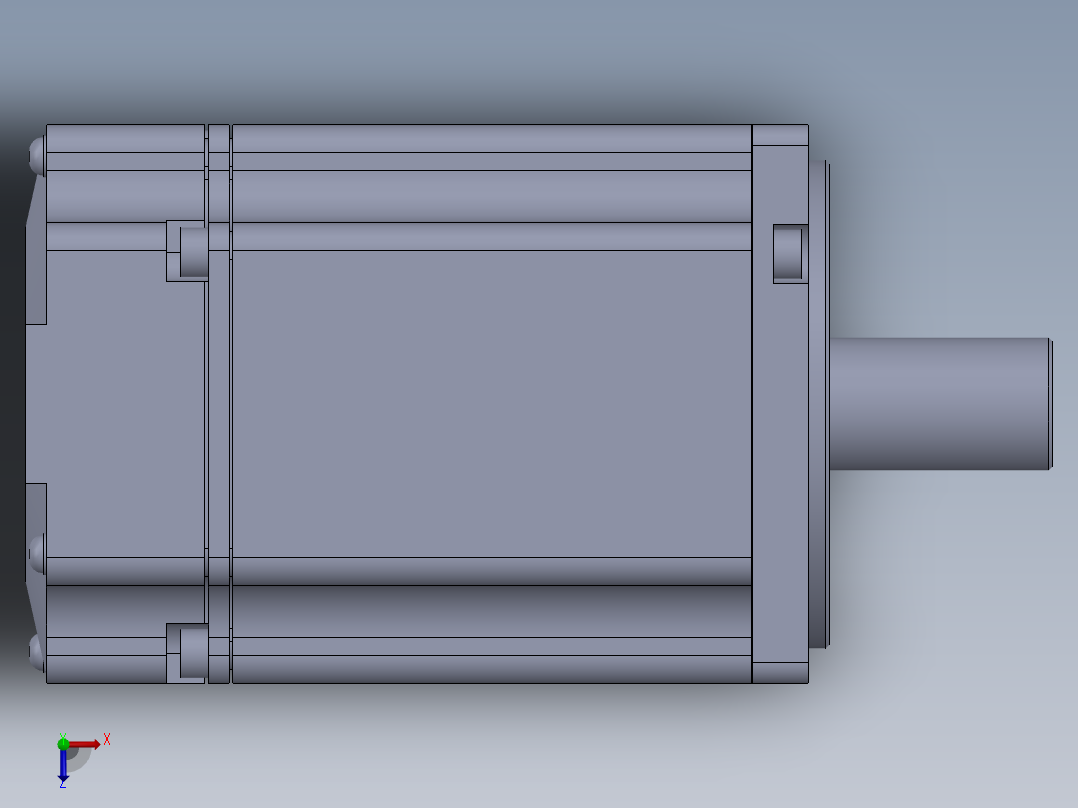 松下伺服俯视图