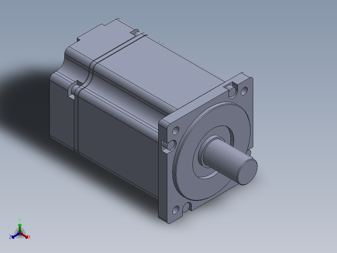 松下伺服正等轴测图